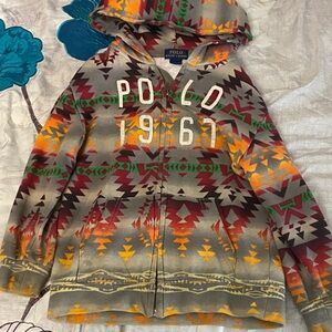 Polo by Ralph Lauren Multicolor Patterned Hoodie